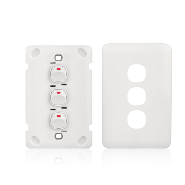 Transco Switch 3 Gang 10a Slim Wafer S3W - Image 5
