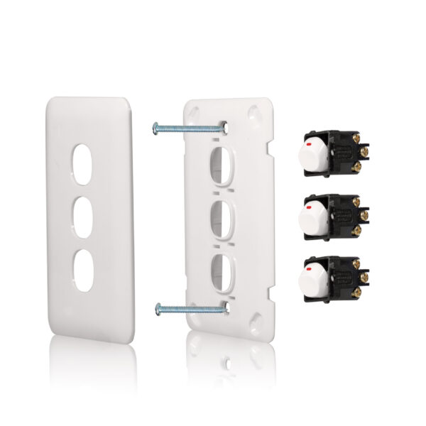 Transco Switch 3 Gang 10a Slim Wafer S3W - Image 6