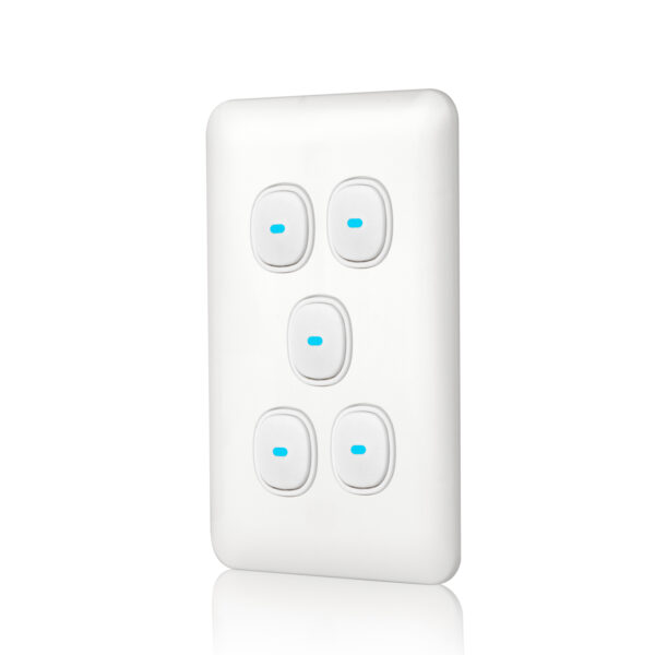 Transco Switch 5 Gang 10a Slim Elite S5E - Image 2