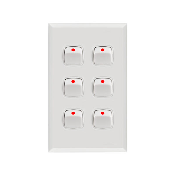 Transco Switch 6 Gang 10a S6