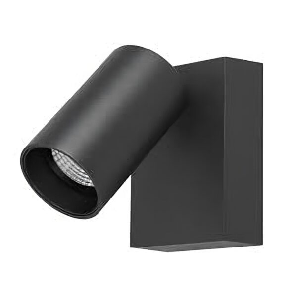 Martec Capri LED Single Spot 9W Tricolour IP65 Exterior Matt Black MLXC3451M