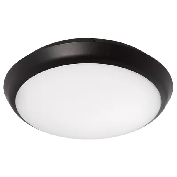 Martec Conrad 200mm LED Oyster Light 15w Tricolour Matt Black MLCO34515MD