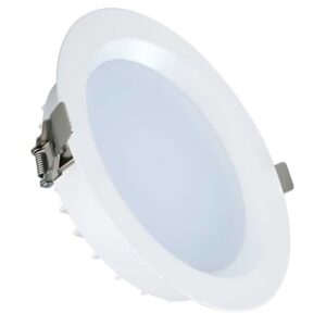 TRADESAVE LED 18W Downlight Tricolour Dimmable Recessed White (1/each) TSDL18WRTRI