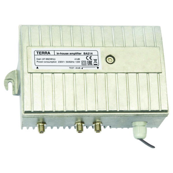 MATCHMASTER TERRA AMP 41dB FWD GAIN 47-862MHz - NO RP : 14MM-BA214