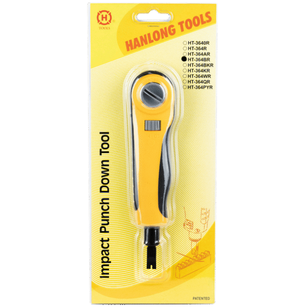 Hanlong Tools HT-364BR 110/88 Punch Down Tool with Cutting Blade 16DPD10 - Image 5