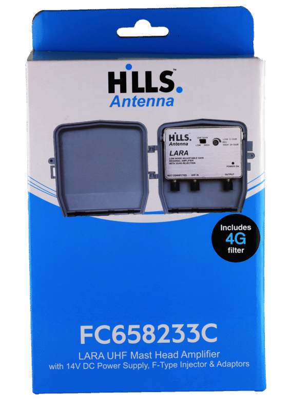Hills Antenna FC658233C LARA UHF PSU6F Masthead Amplifier with 4G Filter FC658233C - Image 4