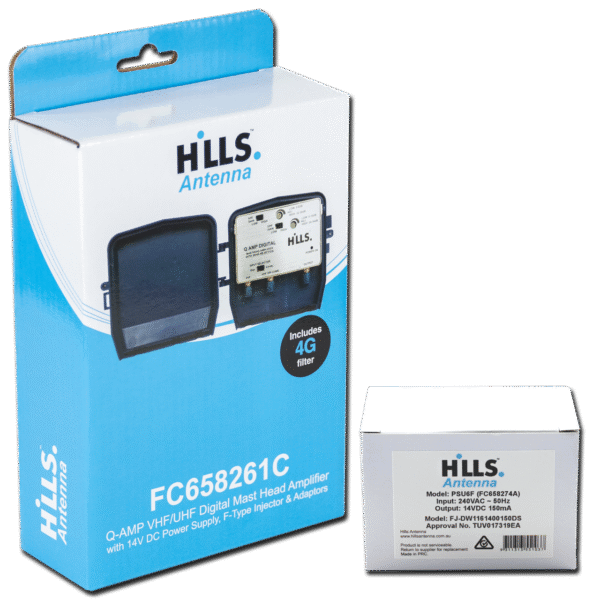 Hills Antenna FC658261C Q-Amp 4G Masthead Amplifier with PSU6F FC658261C - Image 7