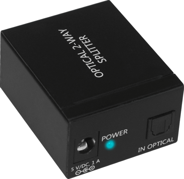 ProquipDigital 2 Way Digital Optical Audio Splitter 17HOPSP12 - Image 4
