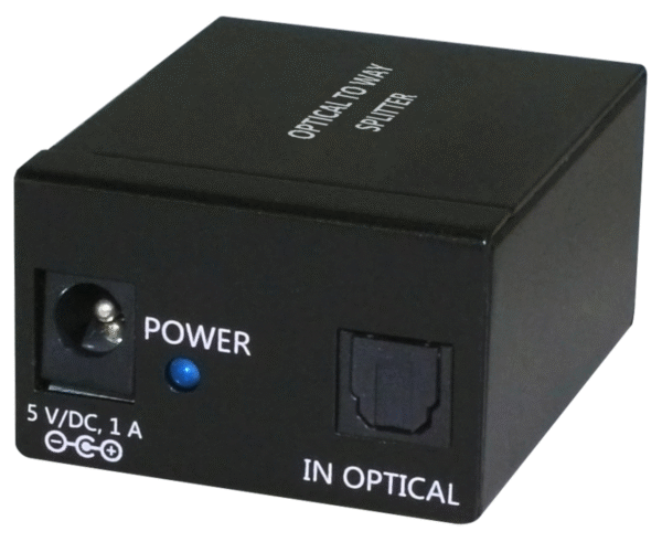 ProquipDigital 2 Way Digital Optical Audio Splitter 17HOPSP12 - Image 6