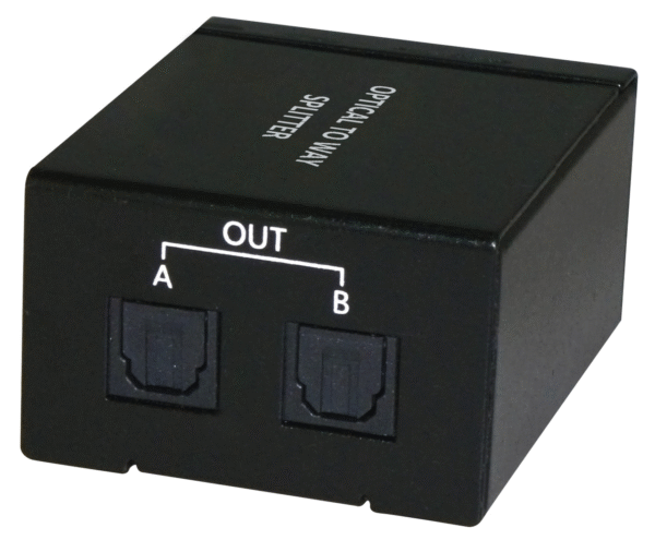 ProquipDigital 2 Way Digital Optical Audio Splitter 17HOPSP12 - Image 5