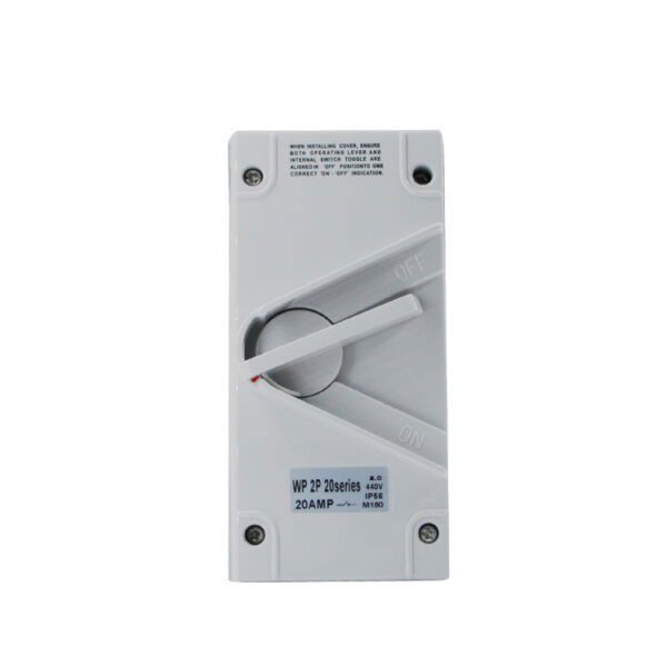 AVOL AVOL Double Pole Isolator Switch | 35A IP66 ISM100