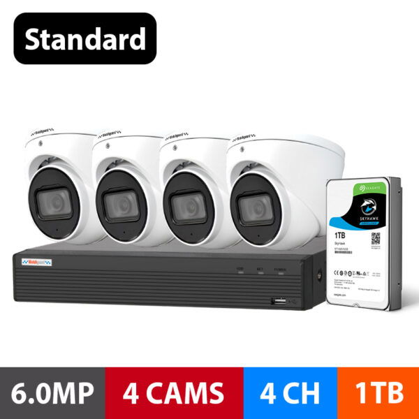Watchguard L Series 4 Camera 6.0MP IP Surveillance Kit (Fixed, 1TB, 4 Ch) NVRKIT-L461-4C - Image 5