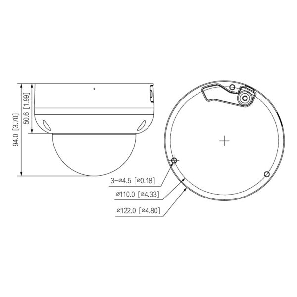 VIP Vision Professional AI Series 4.0MP Motorised Vandal Dome VSIPP-4DIRMD-I2 - Image 6