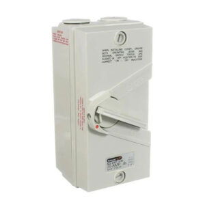 Three Pole 40 Amp Isolating Switch | IP66 Weather Protected