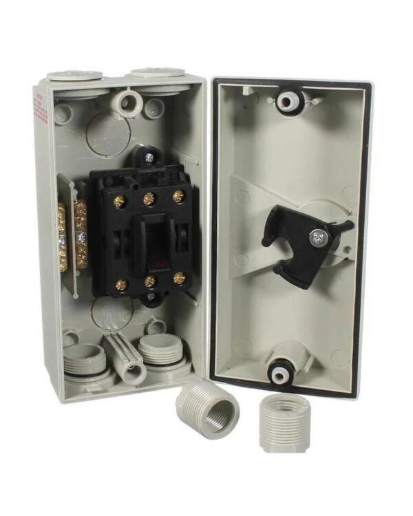 Three Pole 40 Amp Isolating Switch | IP66 Weather Protected - Image 2