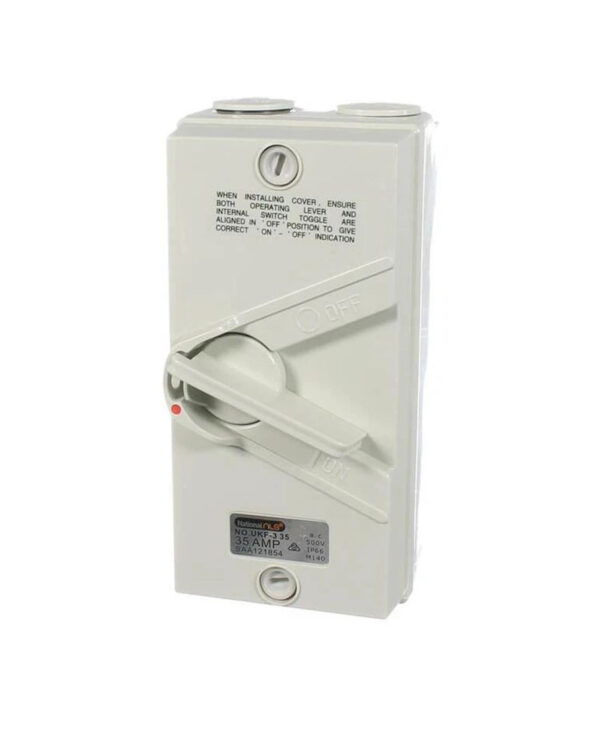 Three Pole 40 Amp Isolating Switch | IP66 Weather Protected - Image 9