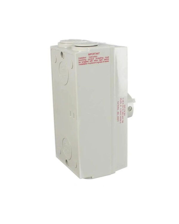 Three Pole 40 Amp Isolating Switch | IP66 Weather Protected - Image 4