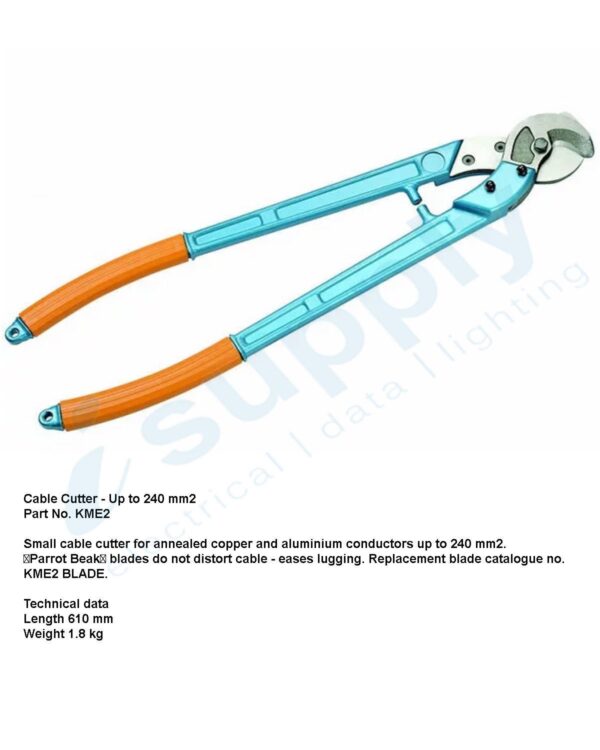 CABAC Cable Cutter - Up to 240mm2 (1/each) KME2 - Image 4
