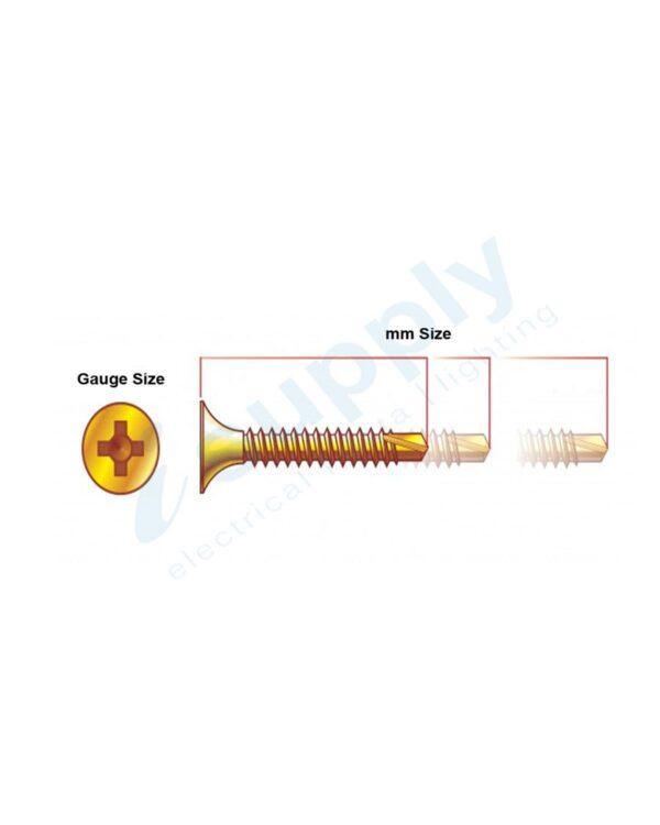100 x SCREW BUGLE HD N/P 8G x 63mm BHP863 - Image 4