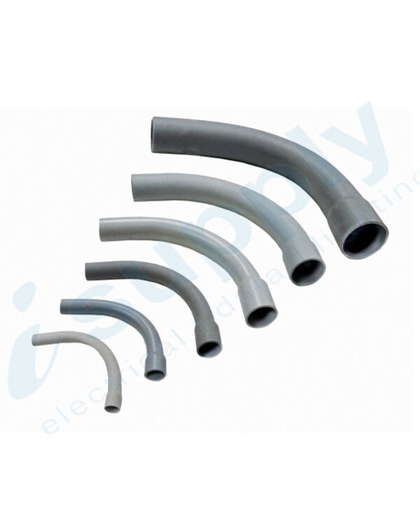20mm Grey Sweep Bend 90°