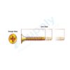 100 x SCREW WAFER TEKS 10G x 30mm WTS1030 - Image 4