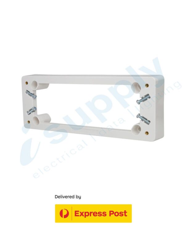 QUAD MOUNTING BLOCK 25mm for 4 GANG POWER POINT GPO Express Post