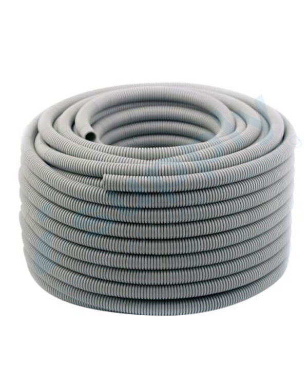 Corrugated Conduit 25mm x 50mtr Roll Grey Medium Duty - Image 5