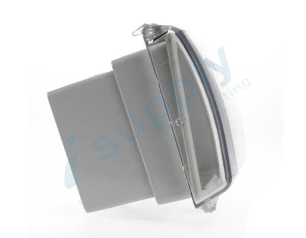 DEXTON Single Power Point 15 amp + Weatherproof Box Lock Clear Lid - Image 7