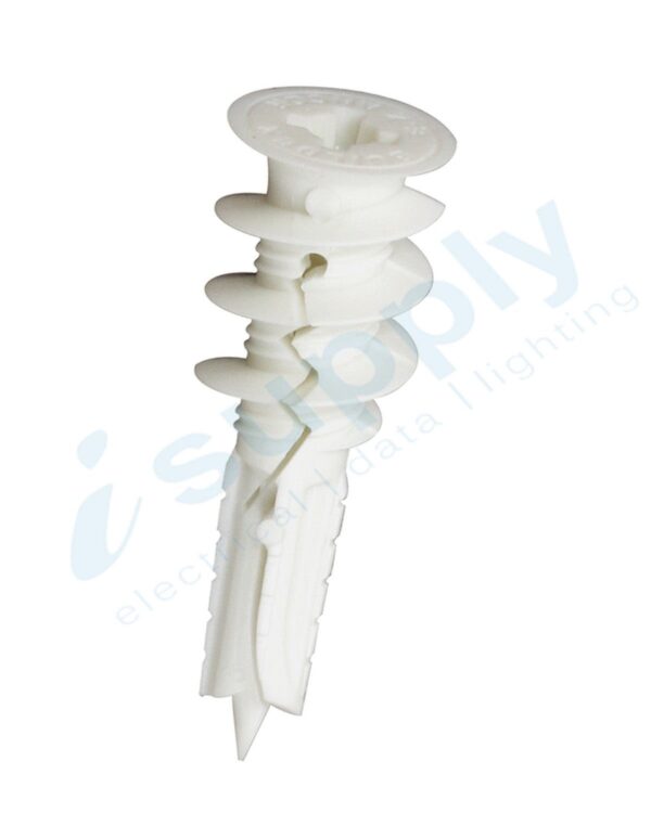 100 x Nylon Plaster Wall Anchor Speed Plugs Diecast V Type Wall-Mates - Image 3