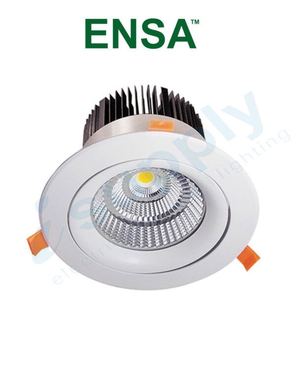 ENSA 45W Commercial Adjustable Dimmable LED Downlight (3000K) LDL-BD45-AW